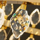 Ljojo Luxury Crystal LED Chandelier: High-end Designer Circular Art Indoor Lighting.