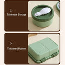 Ljojo 1250ML Cartoon Lunch Box & Soup Bowl Set