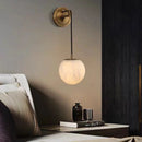 Copper Marble Ball Wall Light 12/15cm for Bedroom Dining Room by Ljojo