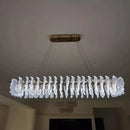 Ljojo Modern Acrylic Chandeliers LED Pendant Lights for Living Dining Room