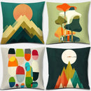 Geometric Pattern Decorative Pillow Covers by Ljojo
