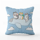 Cute Cat Pillowcase by Ljojo: Modern Design Home Decor Cushion Cover for Sofa