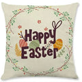 Easter Rabbit Eggs Design Linen Pillowcase - Ljojo Brings Spring Joy