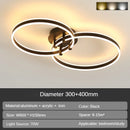 Modern LED Ceiling Light Chandelier for Living Room Bedroom by Ljojo White Simple Home Decor Lighting