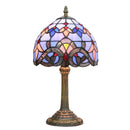 Baroque Pattern Stained Glass Table Lamp by Ljojo - Handmade Modern Style for Home and Office