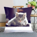 Cute Cat Print Pillowcase by Ljojo - Perfect for Home, Car, and Sofa