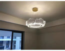 Ljojo Modern Acrylic Hanging Light Petal Design for Bedroom Living Room - SANDYHA Compatible
