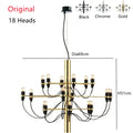 Ljojo 2097 Chandelier Pendant Lights - Stylish Lighting Fixture for Home and Hospitality