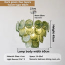 French Glass Chandelier Elegant Crystal Pendant Light for Living Room Dining Home Decor by Ljojo