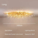 Gold Crystal Chandelier Modern Luxury for Dining Living Room - Ljojo