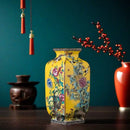 Ljojo™ Gold Painted Enamel Porcelain Vase - Home Office Decor Craft Item