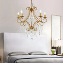 Iron Crystal Chandelier Luxury Boutique Modern Country Style for Living Room by Ljojo