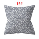 Ljojo 18" Sliver Grey Geometry Striped Pillowcase Home Decor Pillow Cover