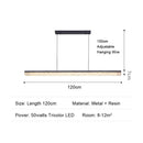 Ljojo Luxury LED Resin Pendant Light for Dining Room, Living Room, Bedroom