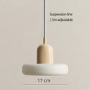 French Cream Glass LED Chandelier Pendant Light Ideal for Bedroom Dining Room by Ljojo