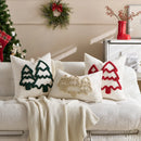 Embroidered Christmas Tree Cushions Cover - Ljojo Branded Festive Pillowcase