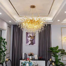 Gold Crystal Tree Branch Chandelier Modern Luxury Pendant Light by Ljojo