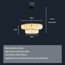 Ljojo Luxury Glass Chandelier for Elegant Living & Dining Spaces