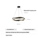 Modern Pendant Light Lamp Led Nordic Hanging Suspension for Bedroom Living Room by Ljojo