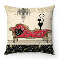 Cute Cartoon Cat Pillow Cover 45x45cm - Ljojo Home Decorodox