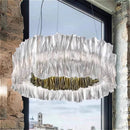 Ljojo High-end Accordion LED Pendant Lights for Living Room Chandelier - Italy Restaurant Design