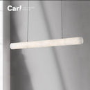 Spanish Marble Chandelier: Modern Minimalist Villa Light by Ljojo