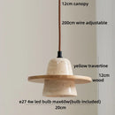 Ljojo LED Pendant Light Fixture Japanese Style Hanging Lamp for Home Decor.