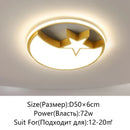 Ljojo LED Ceiling Light: Modern Minimalist Bedroom Chandelier for Living Room, Children's Room