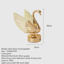 Ljojo LED Swan Table Lamp for Modern Home Decor