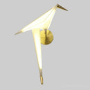 Ljojo Little Bird LED Wall Lamp: Modern Nordic Wall Sconce for Bedroom & Living Room