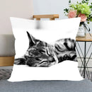 Cute Cat Print Pillowcase by Ljojo - Perfect for Home, Car, and Sofa