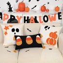 Ljojo 3D Ghost Easter Egg Embroidered Pillowcase Halloween Home Decor Pillow Covers