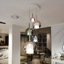 Italian Glass Penta Glo Pendant Lights Kitchen Island Bedside Decor Hanging Lamp by Ljojo