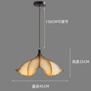Japanese Wabi-Sabi LED Pendant Light by Ljojo: Resin Chandelier Lamp for Home Decor