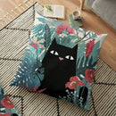 Cute Cat Decorative Pillow Case Cover for Modern Living Room Sofa by Ljojo