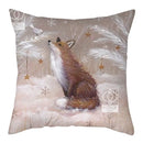 Christmas Deer & Rabbit Winter Pillow Case - Ljojo Home Decor Collection