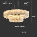 Ljojo Luxury Marble LED Chandelier for Dining Room