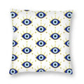 Evil Eye Black Art Cushion Cover Mystery Spirit Pillowcase by Ljojo