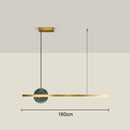 Ljojo Marble Chandelier: Italian Designer Dining Table Hanging Lamp for Modern Minimalist Bar Lighting