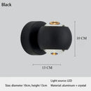 Modern Luxury Chrome LED Wall Lamp Living Room Sconce by Ljojo - Elegant Indoor Wall Light