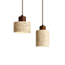Travertine Pendant Lamp Natural Stone Chandelier Hanging Light by Ljojo