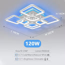 Ljojo LED Pendant Chandelier with Remote Control Dimmable Lighting