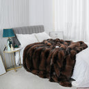 Ljojo Luxury Faux Fur Winter Blanket | High-End Mink Velvet Sofa Throw