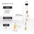 Ljojo Marble Pendant Light for Kitchen Bar Counter Coffee Shop
