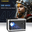 Ljojo™ Magcubic Auto Focus 4K WiFi6 Projector with Voice Control