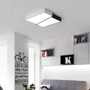 Ljojo LED Square Ceiling Light for Bedroom Study Living Room Décor
