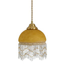 French Retro Glass Jellyfish Tassel Chandelier for Bedroom Decoration - Ljojo