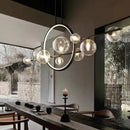 Restaurant Bubble Glass Pendant Light Circle LED Chandelier Ljojo Nordic Home Decor Lamp Dining Room