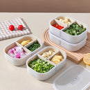 Ljojo 3-Grid Refrigerator Food Storage Box for Kitchen Fresh-keeping