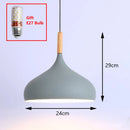 LED Pendant Lamps Macaroon Restaurant Chandelier for Study Bedroom Coffee Shop Lighting Dining Hanging Lights by Ljojo